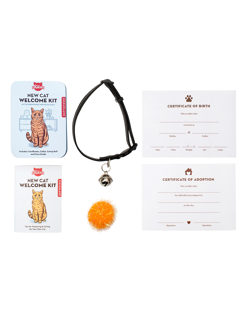 Zestaw dla kota Kobe Cat Welcome Kit Kikkerland BÉBÉ Concept 