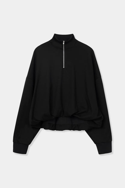 Balloon Quarter-Zip BLACK