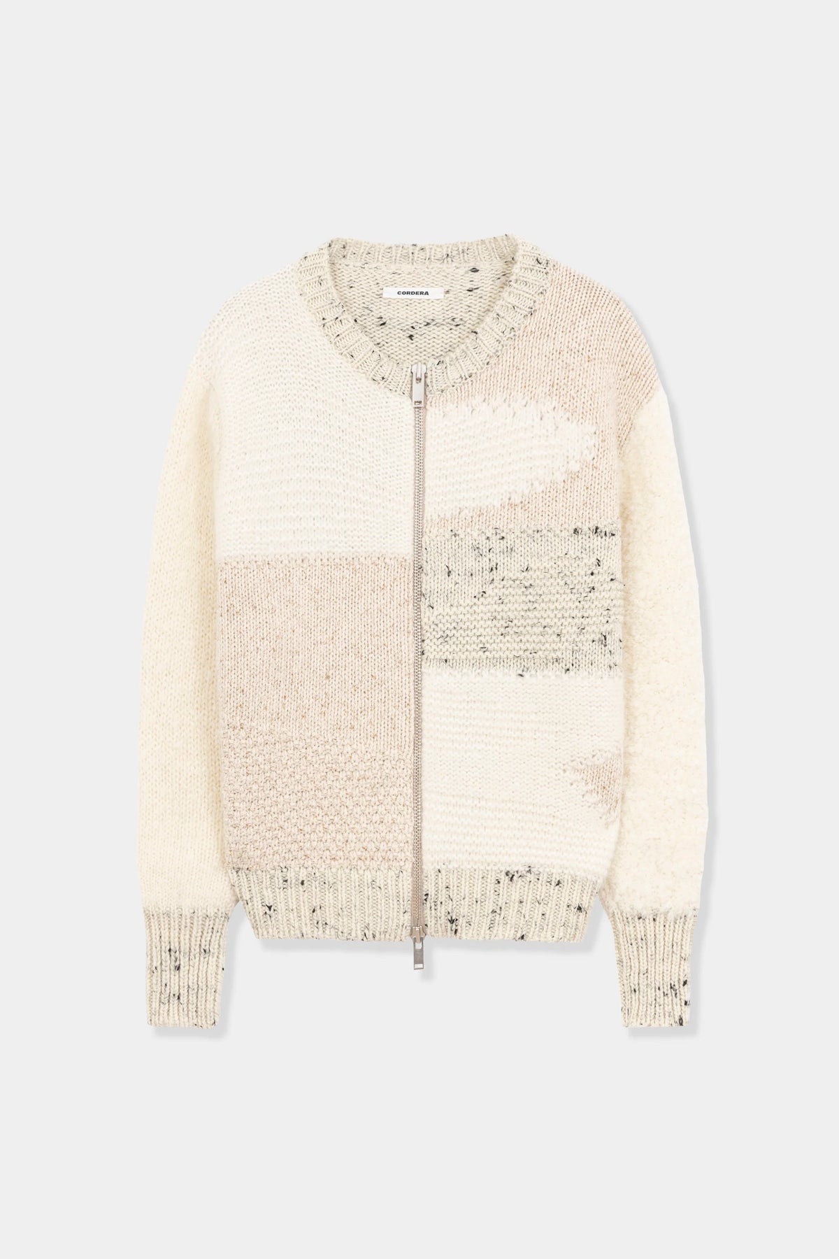 Marled Zip-Cardigan