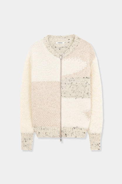 Marled Zip-Cardigan