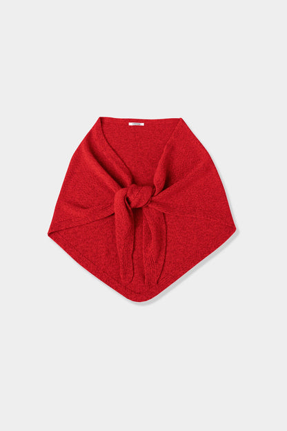Merino &amp; Cashmere Maxi Bandana RED