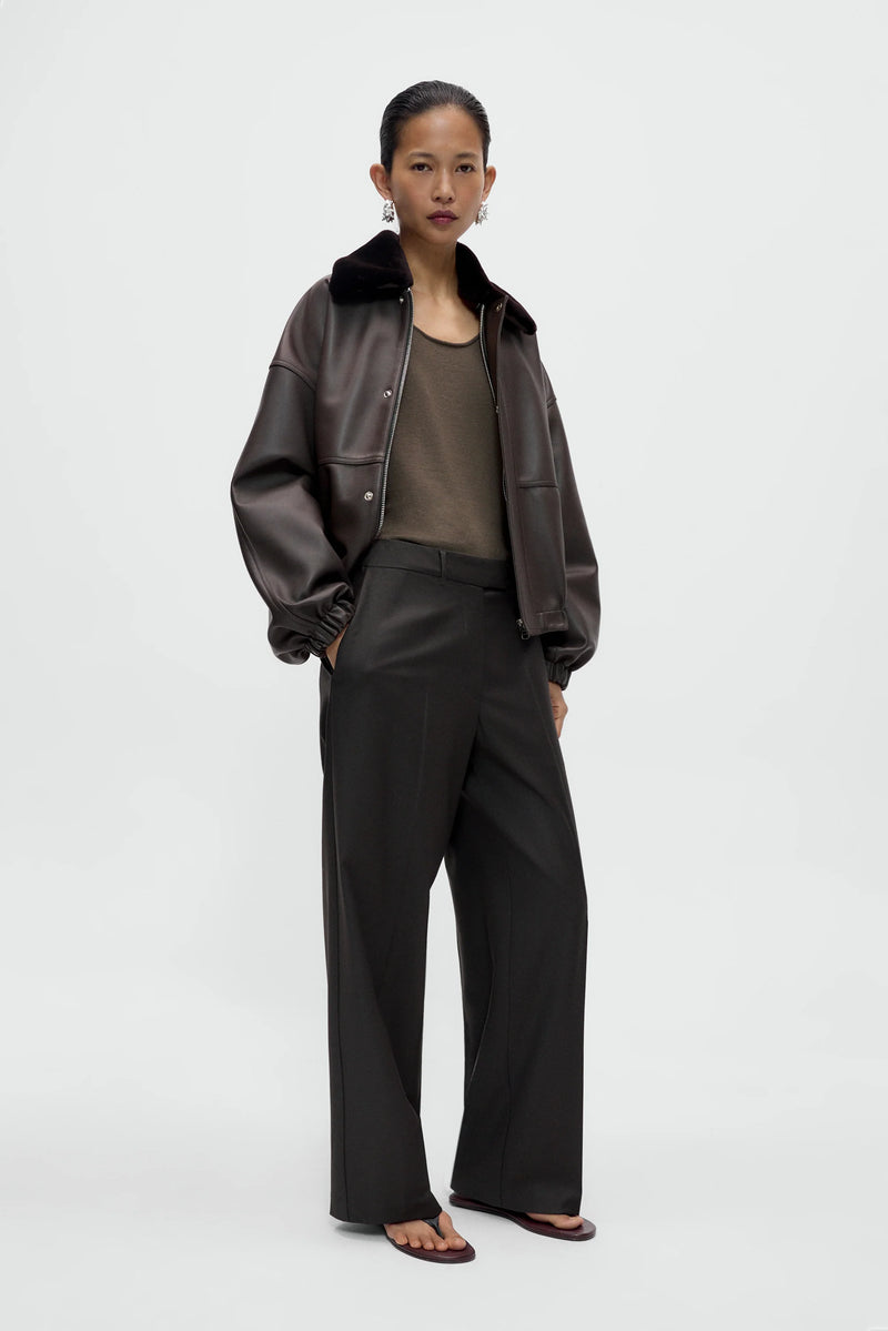 Low Rise Virgin Wool Pants
