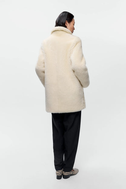 Shearling Coat WHITE