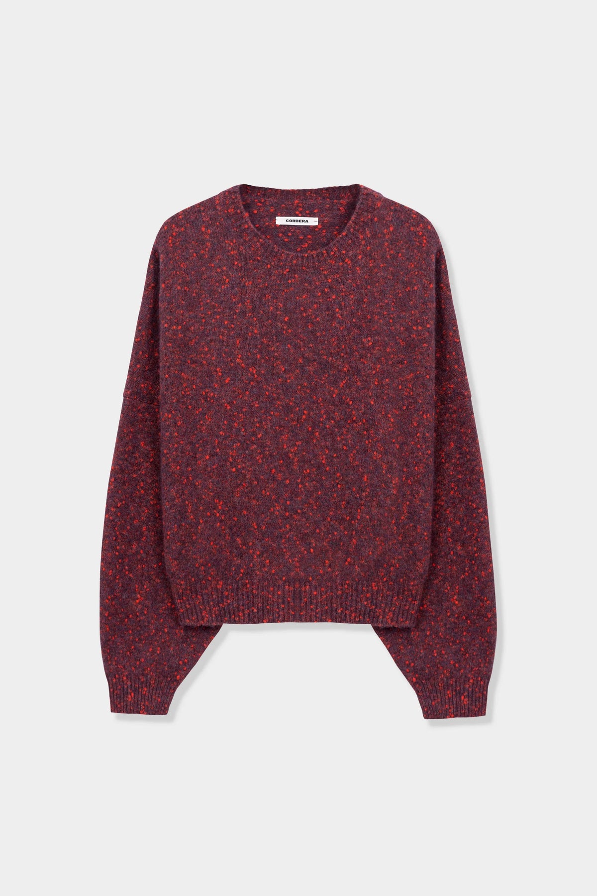 Speckled Crewneck Sweater BEAUJOLAIS