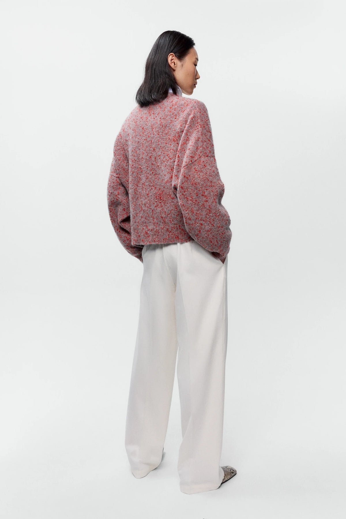 Speckled Crewneck Sweater