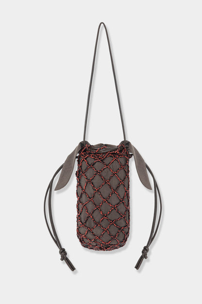HANDMADE BEADED NET BAG