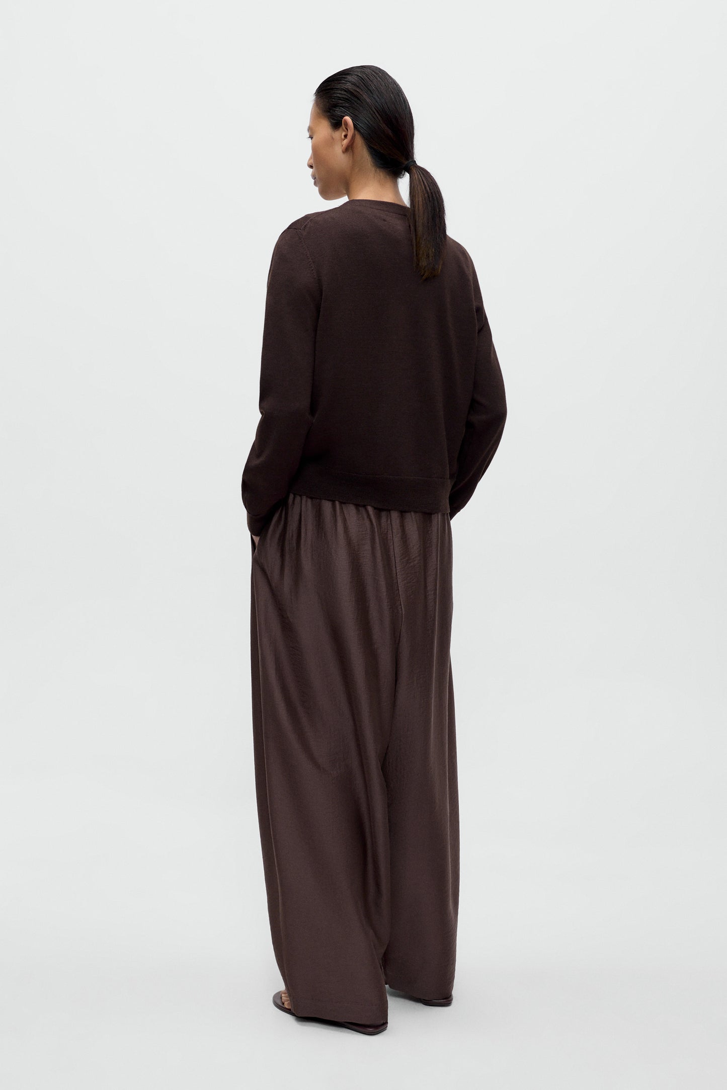 Merino Wool Button Cardigan