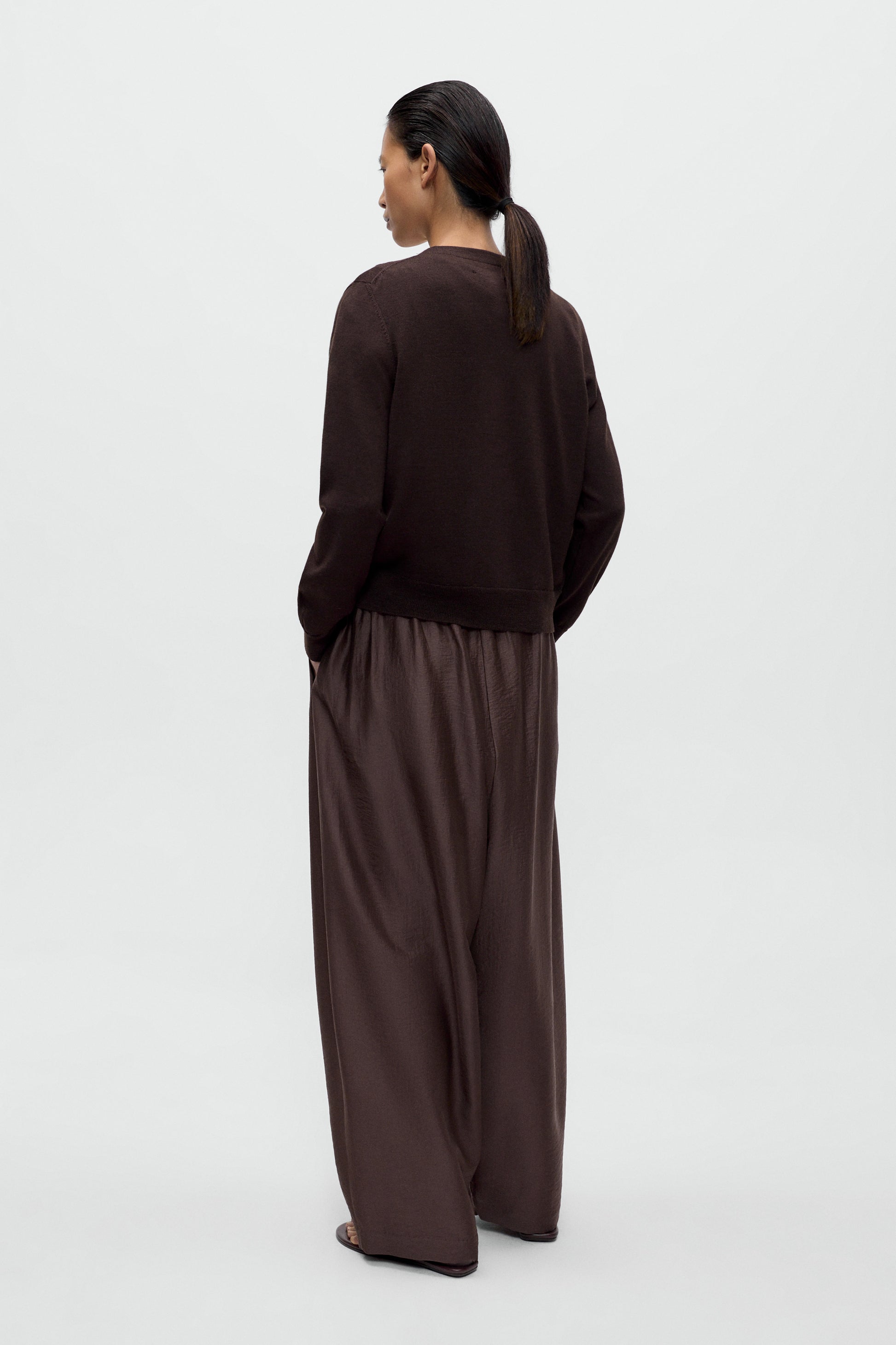 Merino Wool Button Cardigan