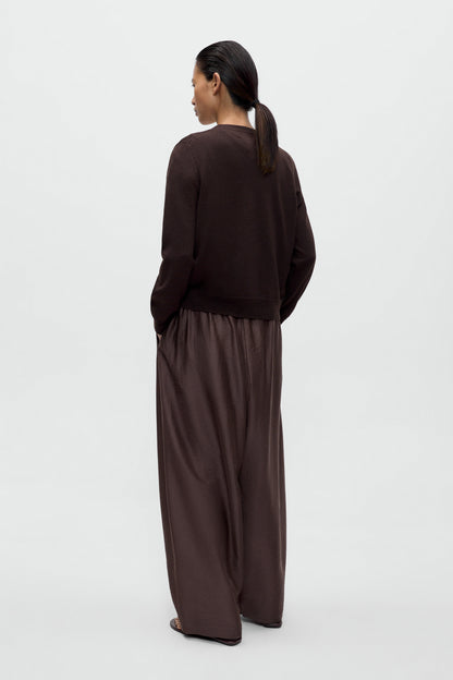 Merino Wool Button Cardigan