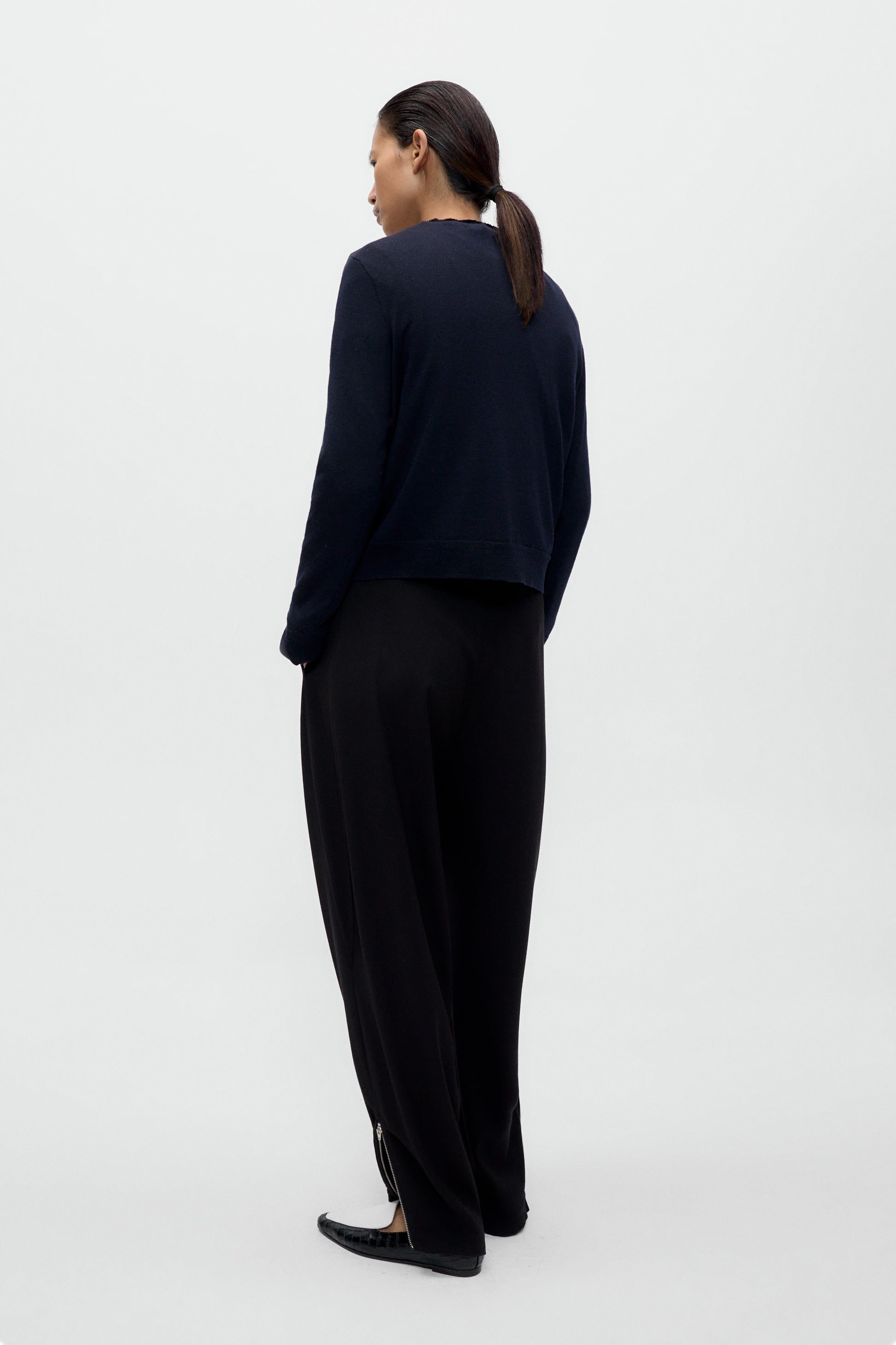 Merino Wool Embellished Cardigan