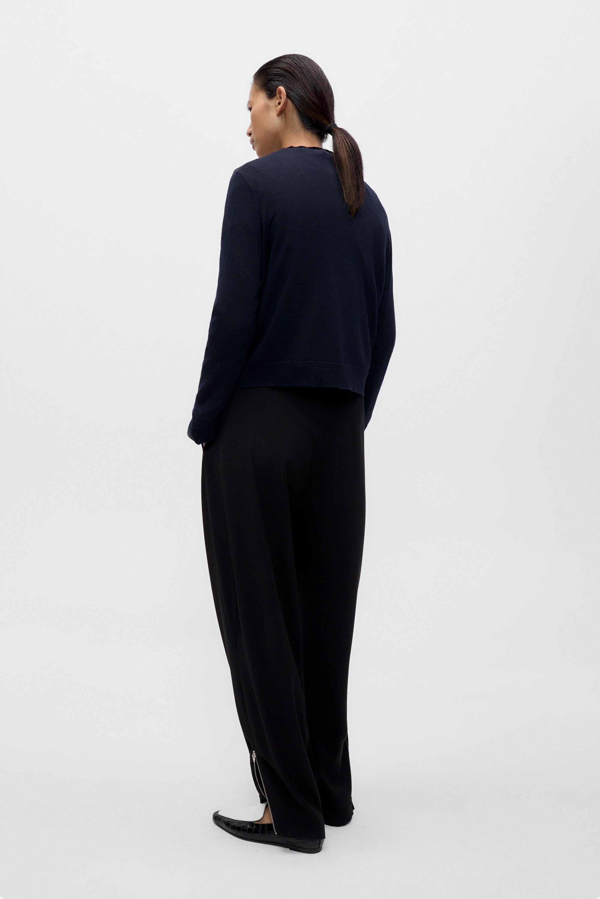 Merino Wool Embellished Cardigan