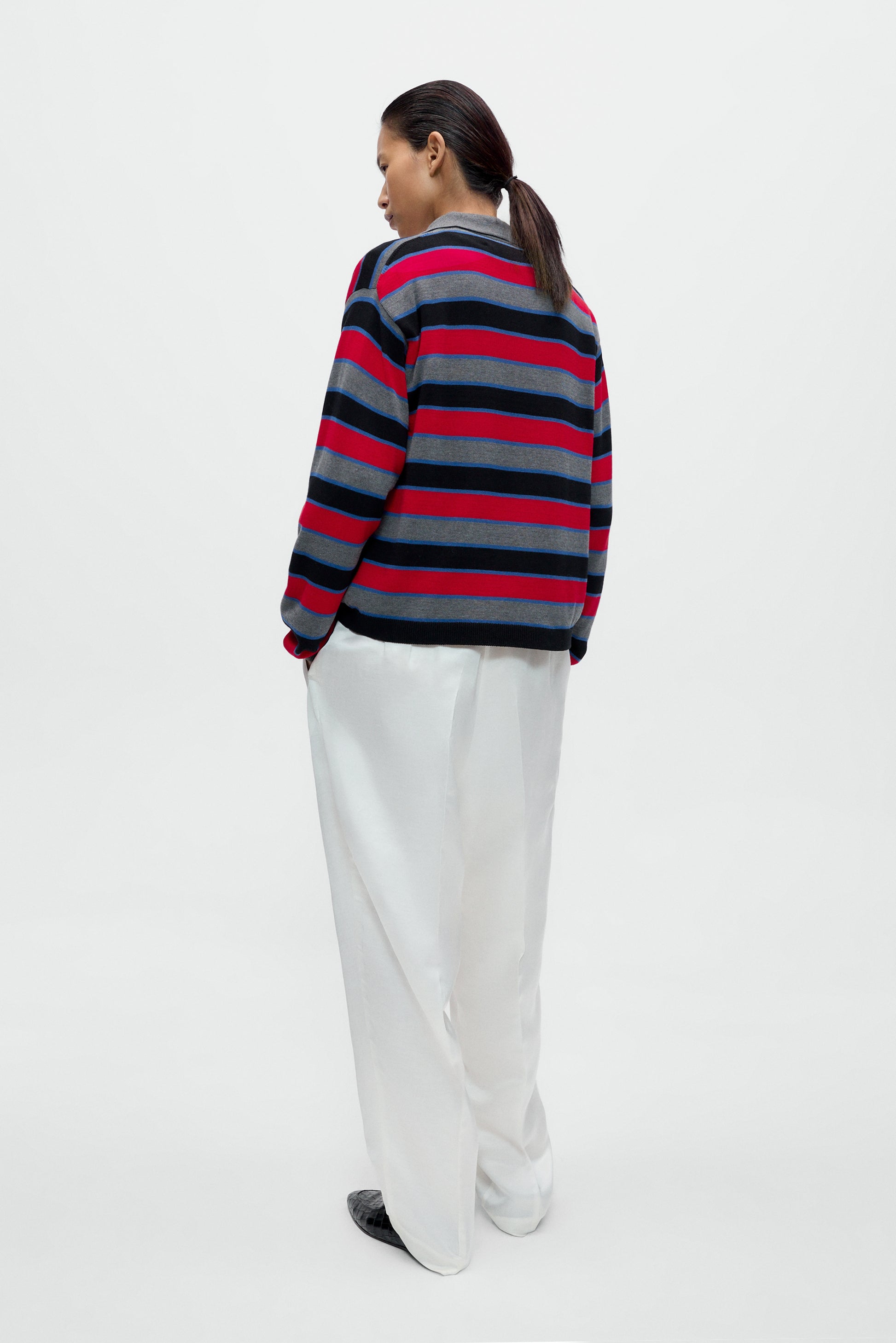 ORGANIC COTTON LONG-SLEEVE POLO
