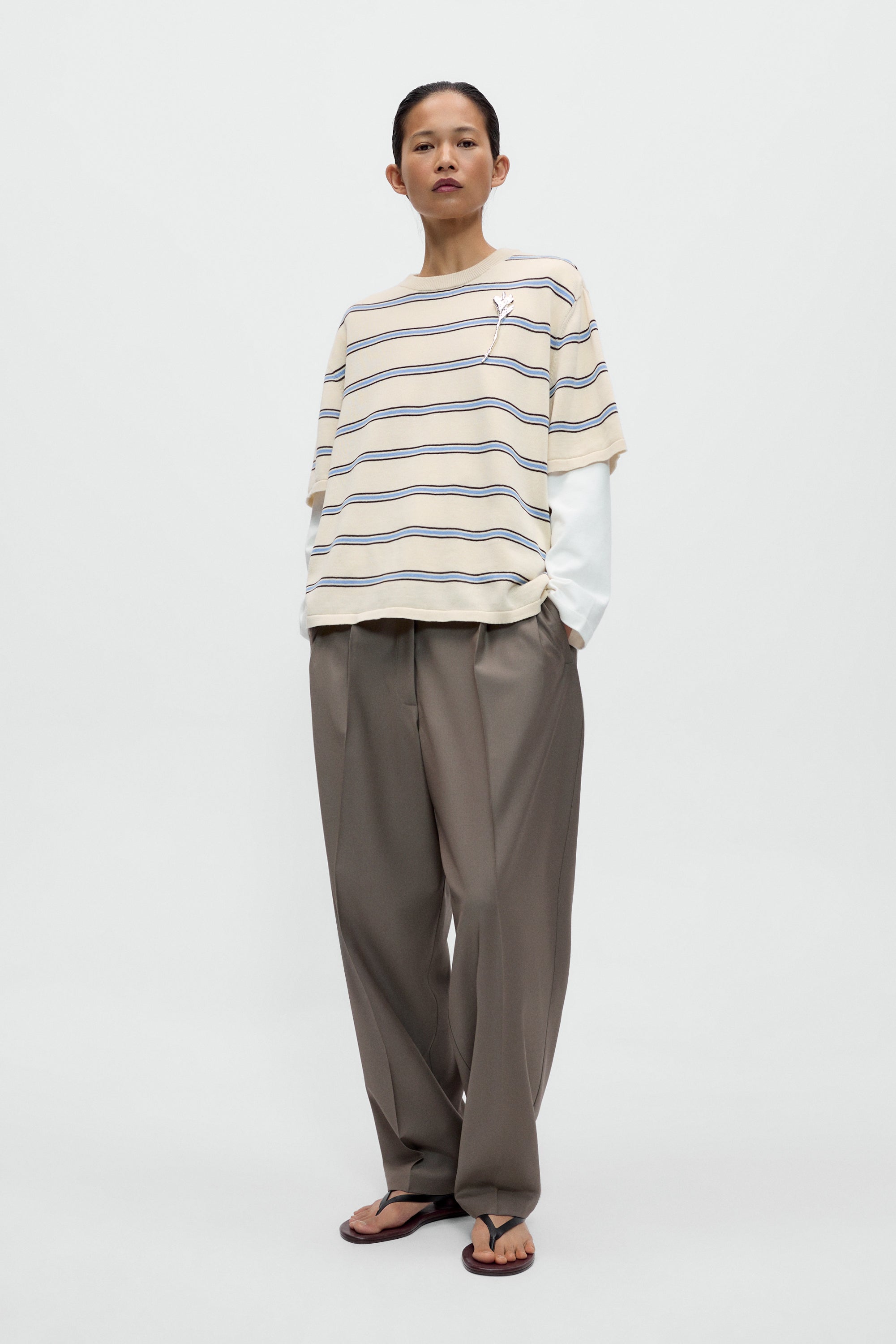 Organic Cotton Striped T-Shirt