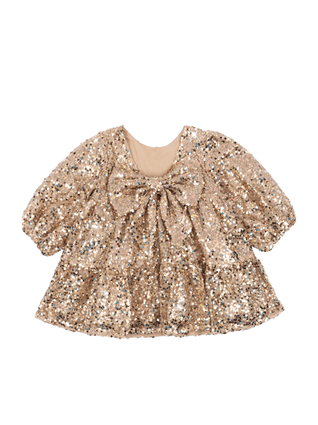 Sukienka Lila sequins Bow dress Konges Slojd BÉBÉ Concept 