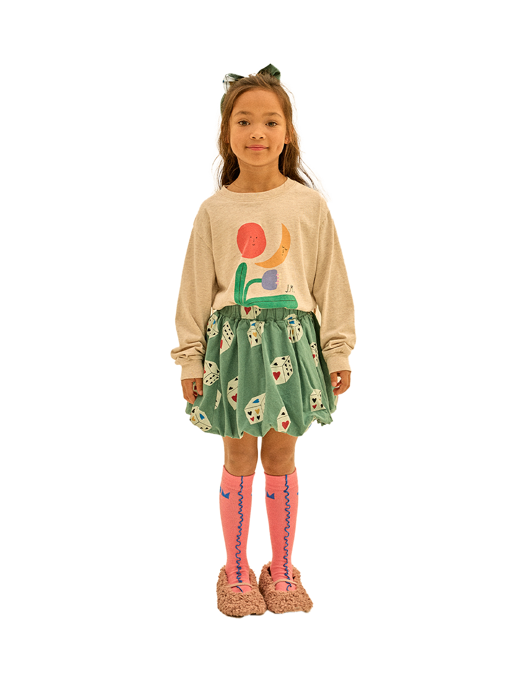 Spódnica Heart Dice Skirt Jelly Mallow BÉBÉ Concept 