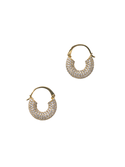 Small Diamond Hoops PEARL OCTOPUSS.Y BÉBÉ Concept 