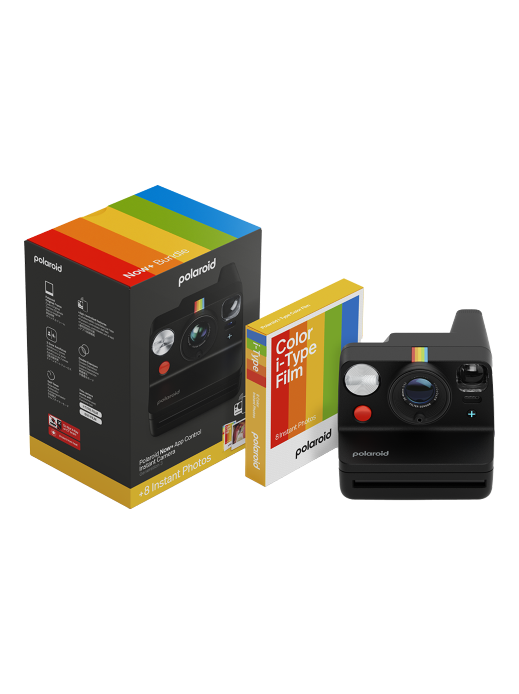 Aparat Polaroid Now+ Gen 3 + wkłady BLACK