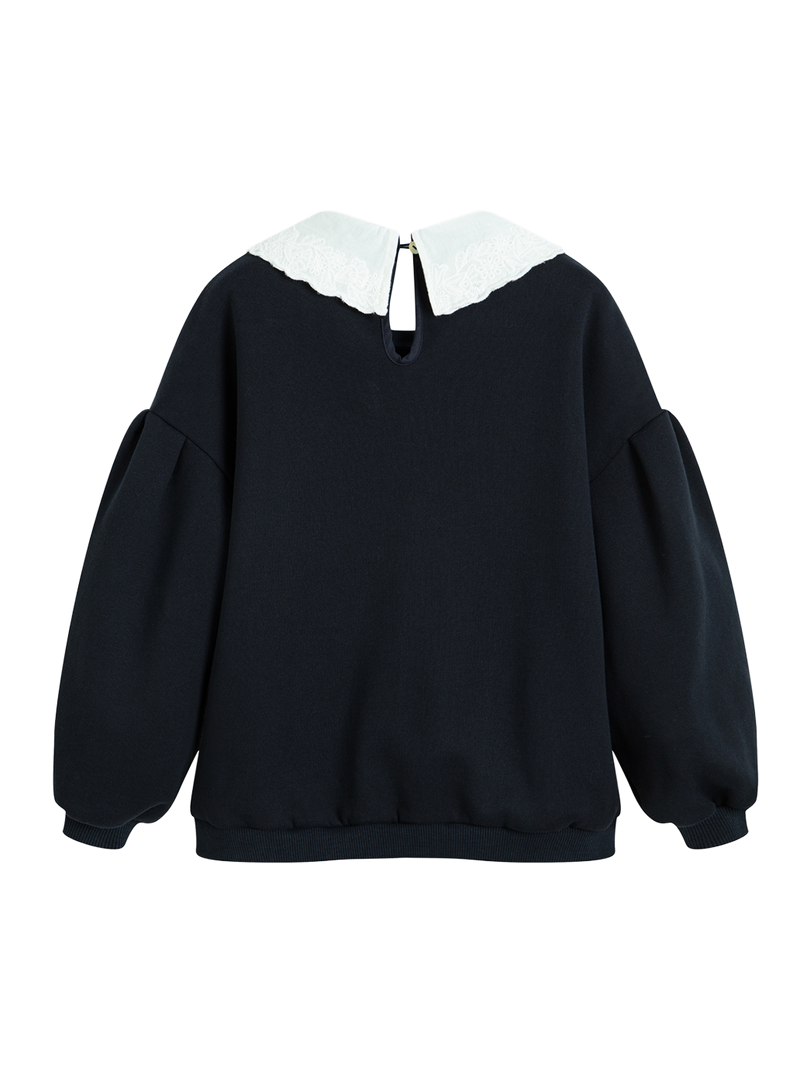 Bluza Mandy Sweatshirt Navy Blue C'era una volta BÉBÉ Concept 