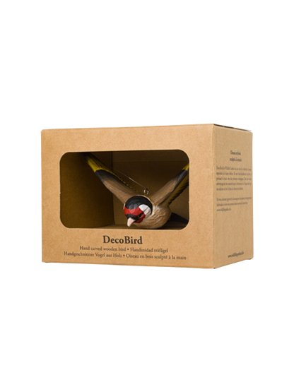 Drewniana dekoracyjna zawieszka Szczygieł Wildlife Garden BÉBÉ Concept 
