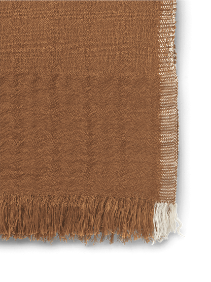 Pled z mieszanki bawełny, wełny merino i lnu Weaver Throw Ferm Living BÉBÉ Concept