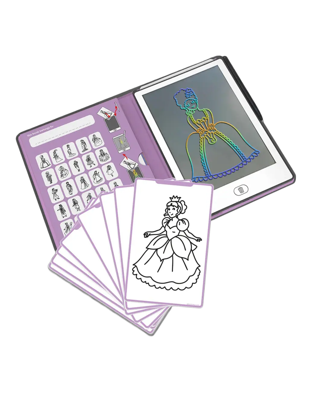 Podświetlany tablet do rysowania Kidydraw Princess Kidywolf BEBE Concept 