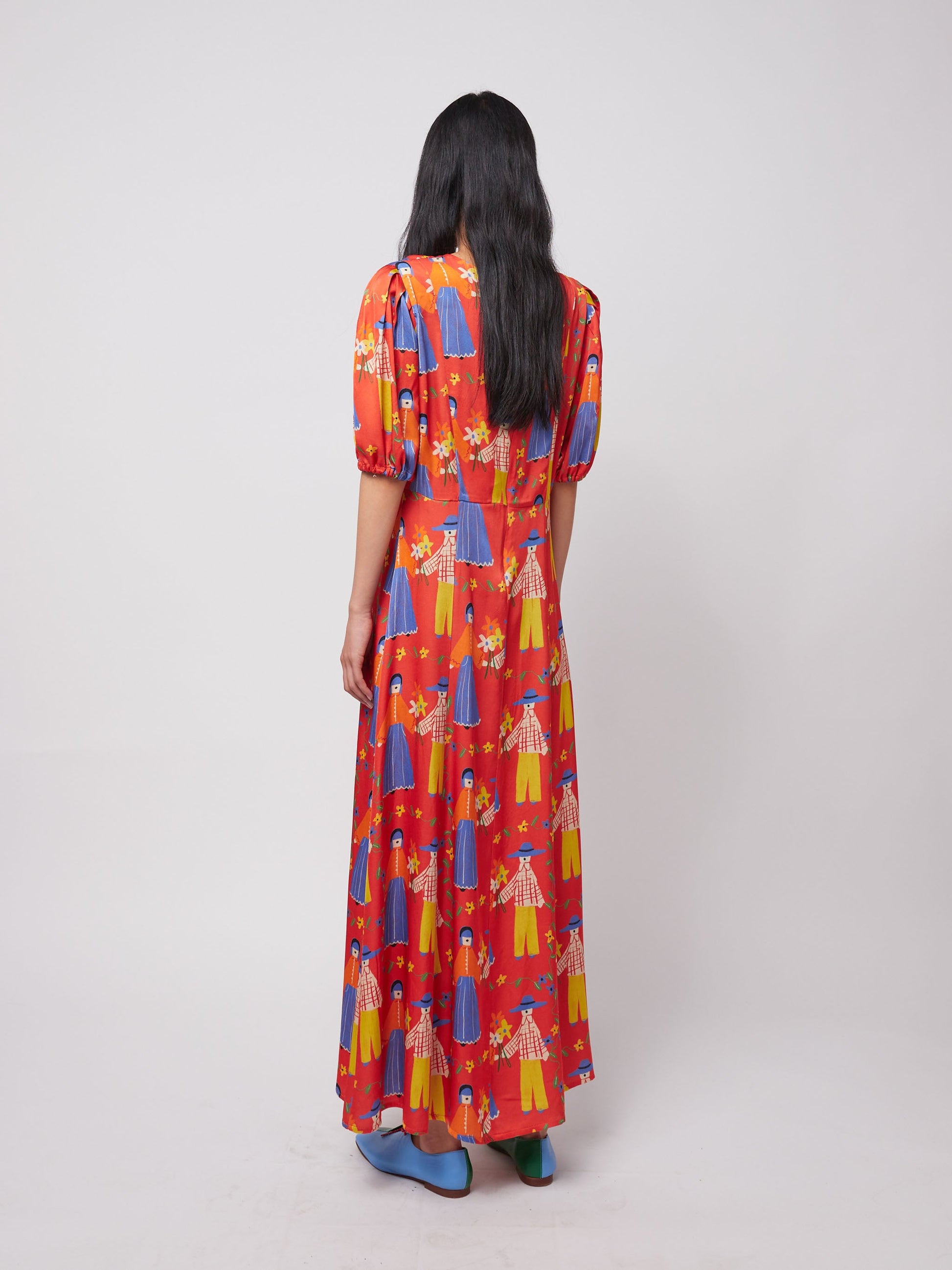 Sukienka Couples print satin dress Adult Bobo Choses BÉBÉ Concept 