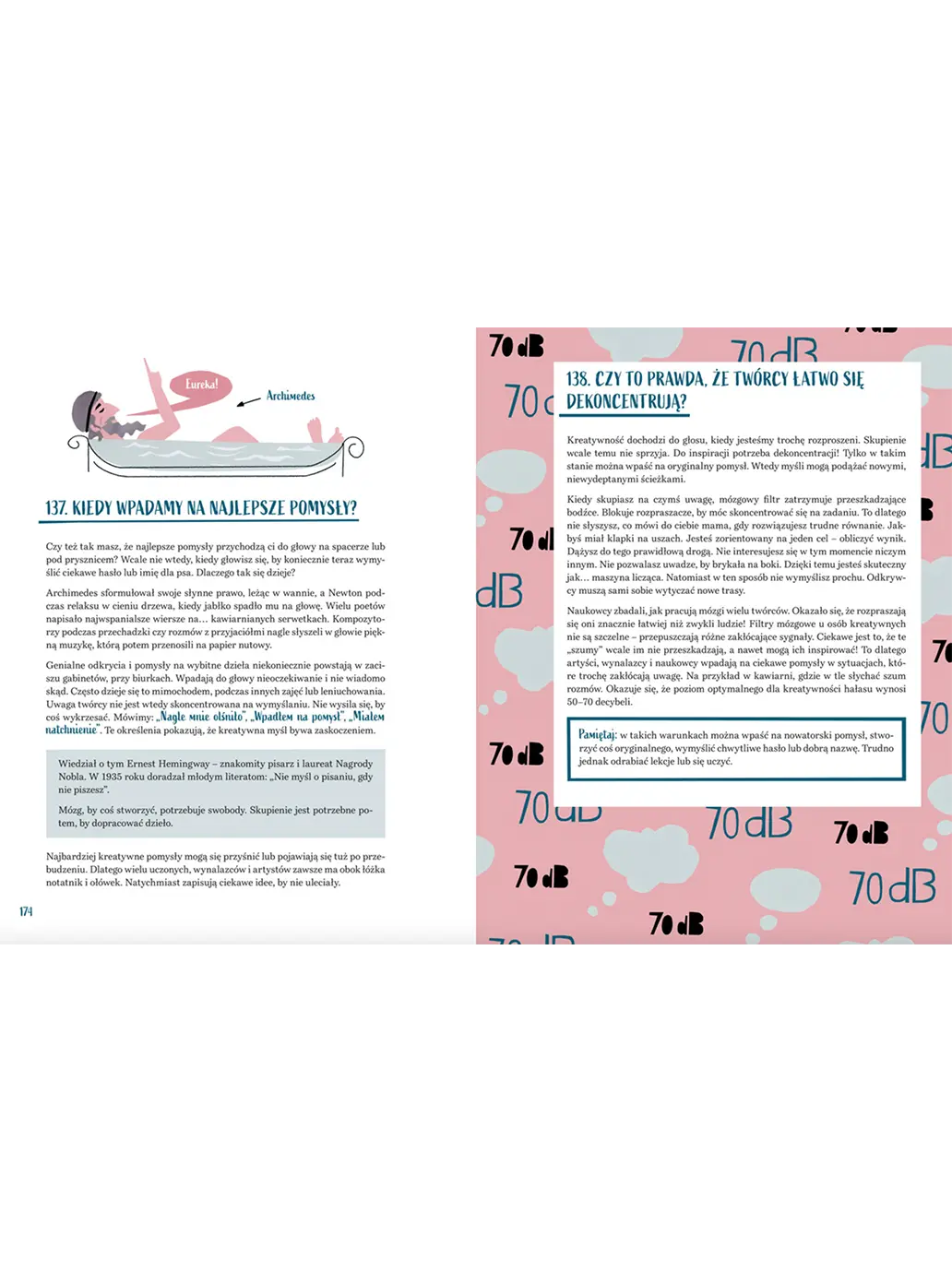 166 ciekawostek o mózgu Wydawnictwo Nasza Ksiegarnia BEBE Concept 