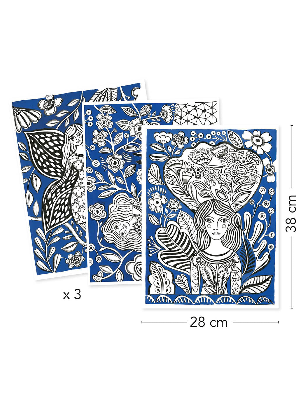 Obrazy do kolorowania w teczce Djeco BÉBÉ Concept