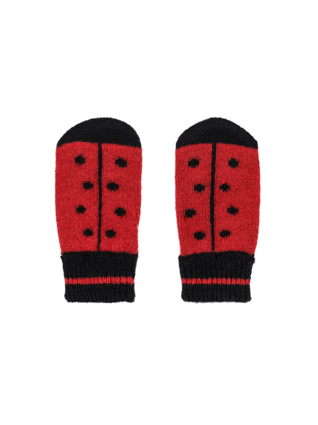 Rękawiczki merino Ladybug mittens Konges Slojd BÉBÉ Concept 