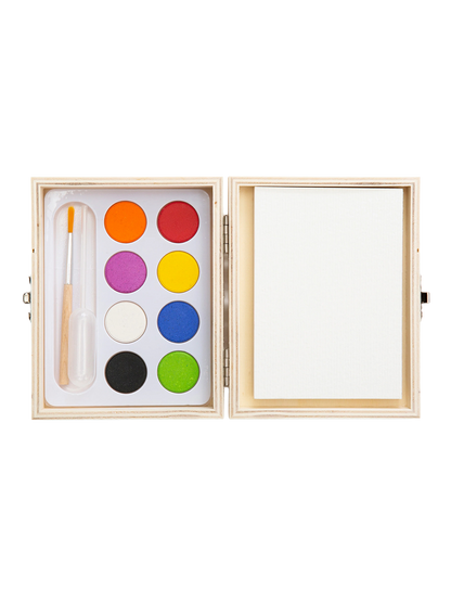 Zestaw kieszonkowy do malowania pejzaży Huckleberry Kikkerland BÉBÉ Concept 