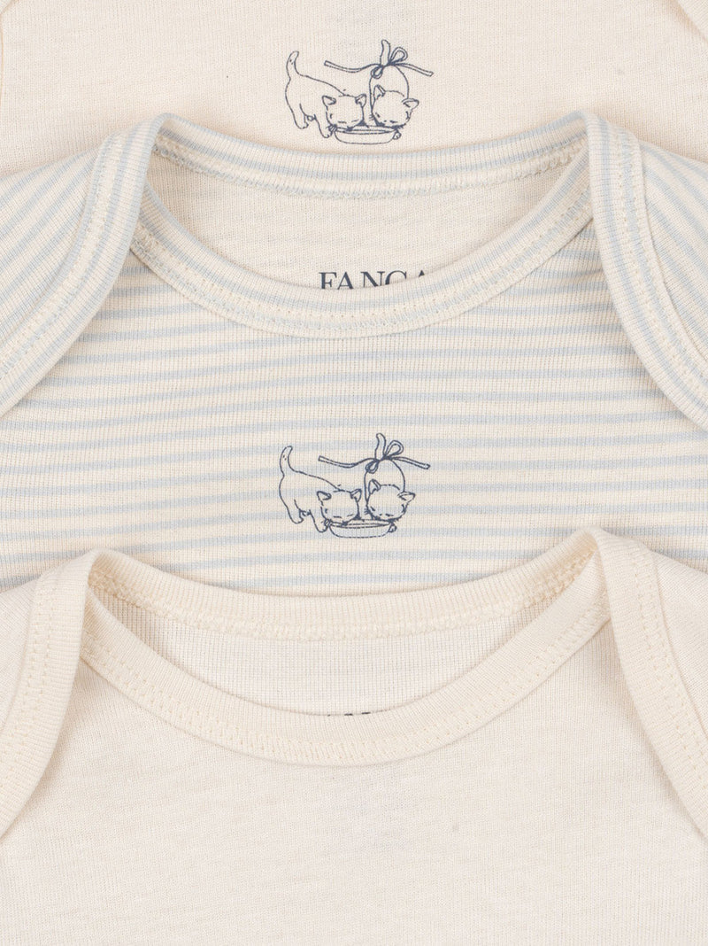 Fanga Fio stripe 3 pack ls body Konges Slojd BÉBÉ Concept 