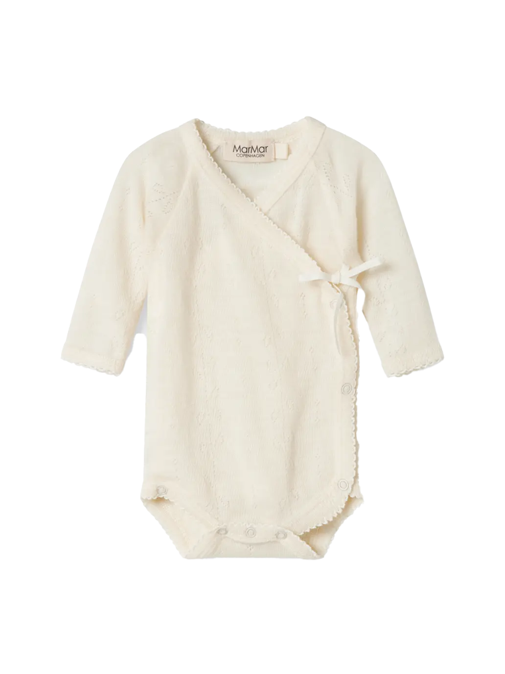 OUTLET Body kopertowe z wełny merino Belita Pointelle | rozm. 50 cm bébé concept BÉBÉ Concept 