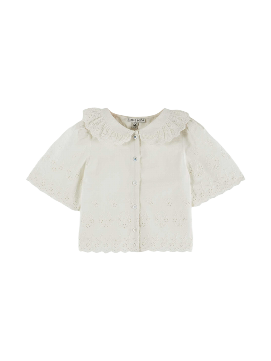 Bluzka z koronkowymi detalami Anglaise Emile et Ida BÉBÉ Concept 