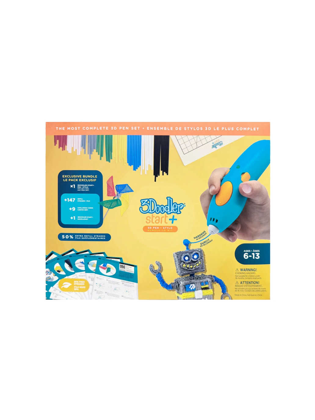 Zestaw 3Doodler Start+ do nauki druku 3D dla dzieci 3Doodler BÉBÉ Concept 