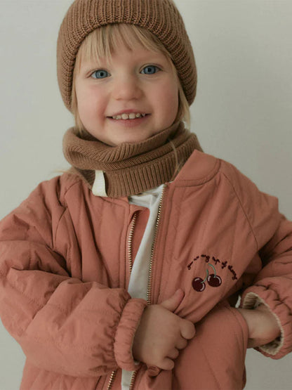 Cienki komin z wełny merino Fine Loop Scarf Mille Family BÉBÉ Concept