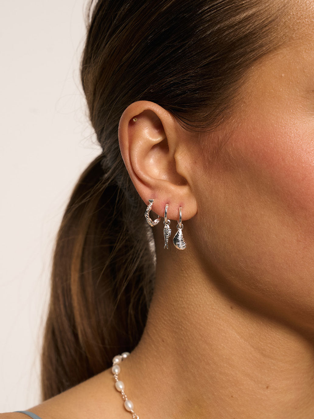 Kolczyk Sardine Ring Earring Anna + Nina BÉBÉ Concept 