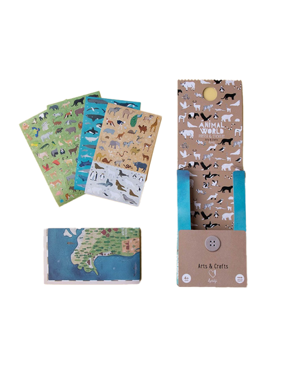 Kreatywne naklejki Zwierzęta Świata Londji BÉBÉ Concept 