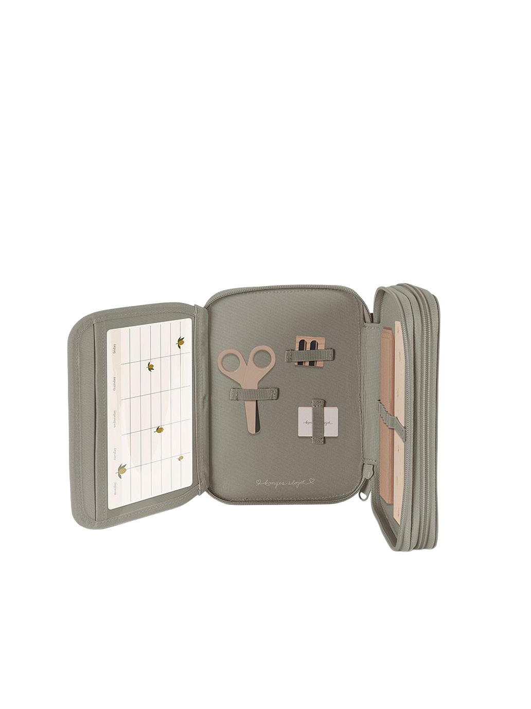 Piórnik szkolny z wyposażeniem Clover Konges Slojd BÉBÉ Concept 