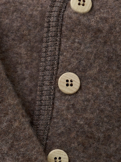 Kurtka Jacket Wool Fleece w. Buttons Huttelihut BÉBÉ Concept 