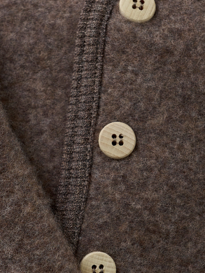 Kurtka Jacket Wool Fleece w. Buttons Huttelihut BÉBÉ Concept 