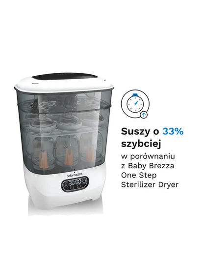 Sterylizator i suszarka do butelek Sterilizer Dryer Advanced Baby Brezza BÉBÉ Concept 