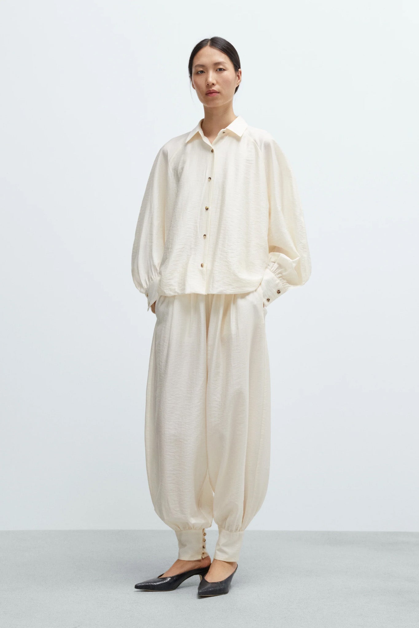 Sarouel Trousers MARFIL