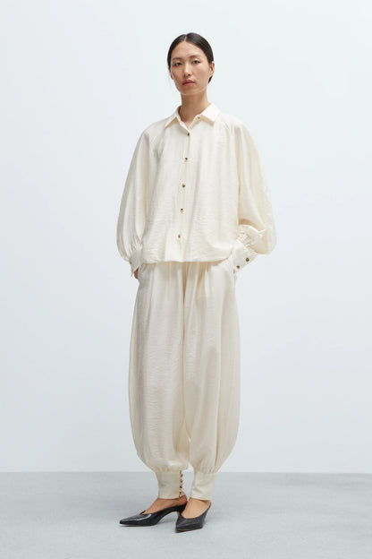 Sarouel Trousers MARFIL