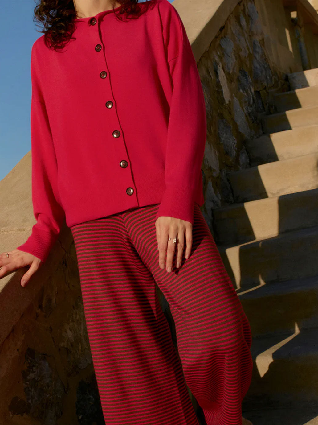 Cienki kardigan Fine merino Mille Family BÉBÉ Concept 