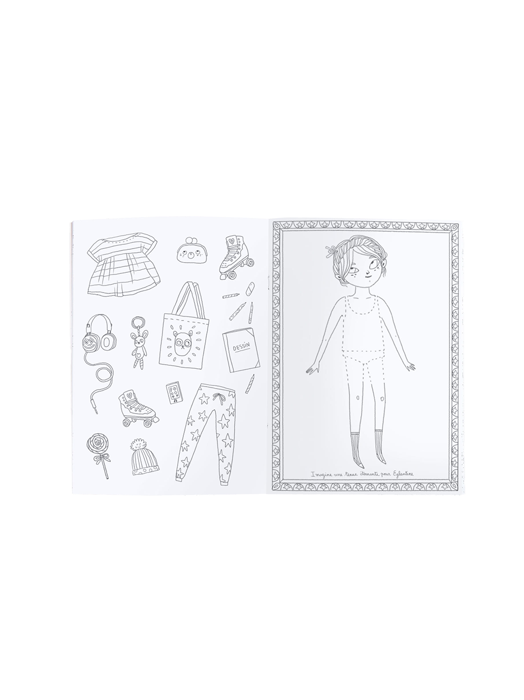 Zeszyt z kolorowankami Moulin Roty BÉBÉ Concept