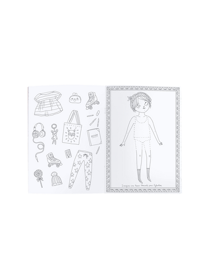 Zeszyt z kolorowankami Moulin Roty BÉBÉ Concept