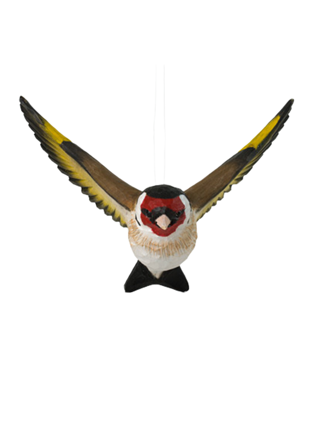 Drewniana dekoracyjna zawieszka Szczygieł Wildlife Garden BÉBÉ Concept 