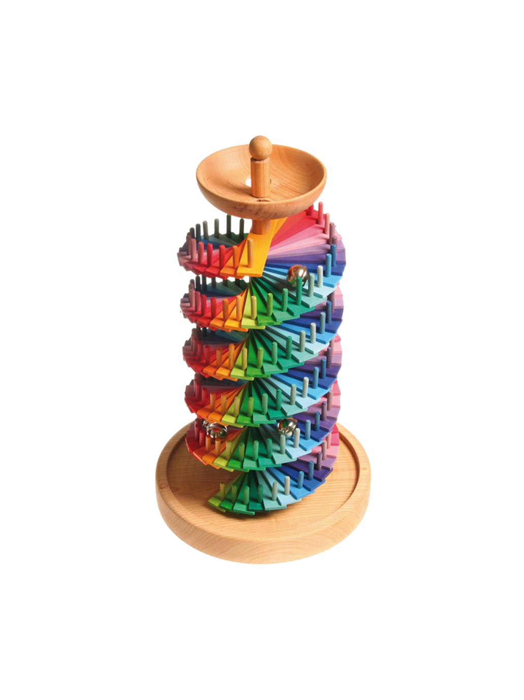 Drewniany kulodrom z dzwoneczkami Grimm's BÉBÉ Concept