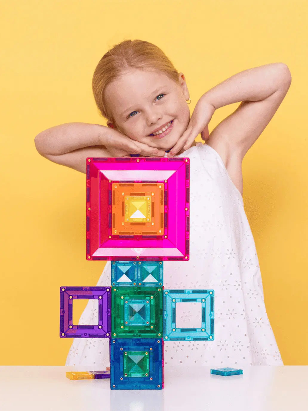 Klocki magnetyczne Bright Portal Pack Connetix BÉBÉ Concept 