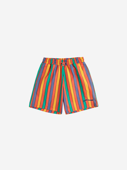 Spodenki Multicolor Stripes swim board shorts Bobo Choses BÉBÉ Concept 